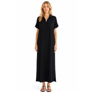grunge basic dress Game on' Black Grunge Plaid Lace Up Dress – Rags n Rituals main image 1